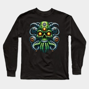 Biomech Cthulhu Overlord S01 D21 Long Sleeve T-Shirt